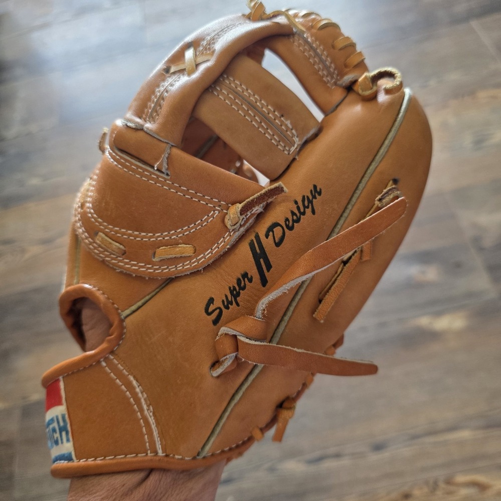Vintage Hutch Baseball Glove Model 24 Super H Design Leather Right Hand Throw VT - Picture 4 of 5